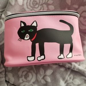 Marc Tetro Pink Cat - Cosmetic Case